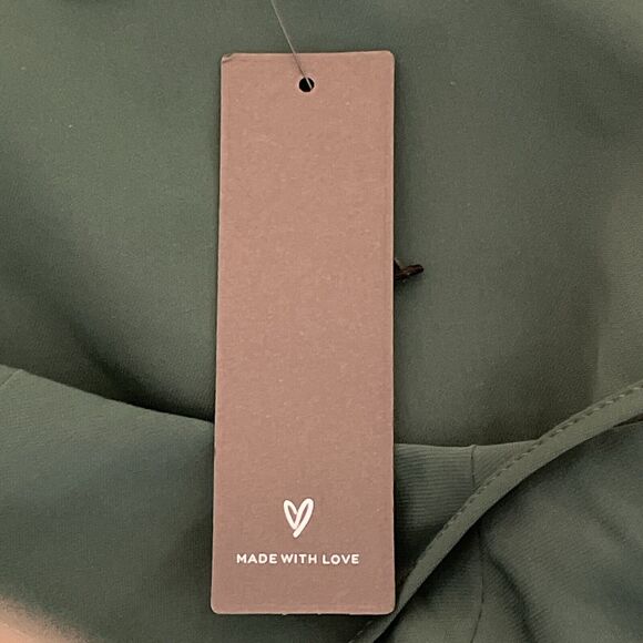 Lulus Reinette Green Midi Slip Dress L Christmas Holiday Party Event Wedding NWT - Picture 12 of 15